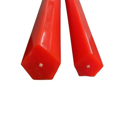 90A Hardness Reinforced Round Belt Polyurethane Pentagon Belt For Transmission