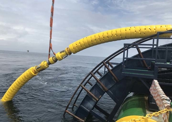 Custom PU Bend Limiter / Polyurethane Bend Restrictor Use For Submarine Cable Protection