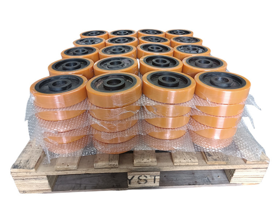 Customized OEM PU Coated Wheels Heavy Duty Industrial Polyurethane Wheels