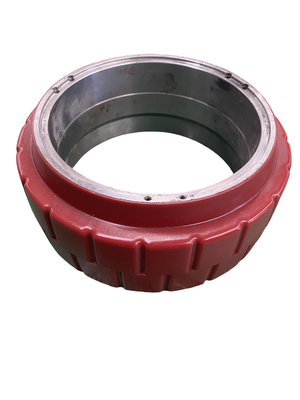 Custom Industrial Polyurethane Heavy Duty Wheels 95 A Shore Hardness Corrosion Resistant
