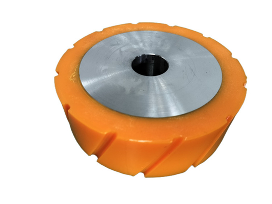 Customized Polyurethane Coating Wheels 90 A Shore Hardness PU Wheel