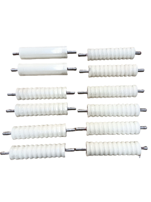 Customized PU Coated Roller Industrial Polyurethane Rollers 95 A Shore Hardness