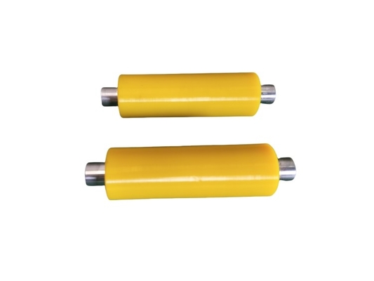 90 A Shore Hardness PU Coated Roller Polyurethane Coated Rollers For Mechanical Transmission