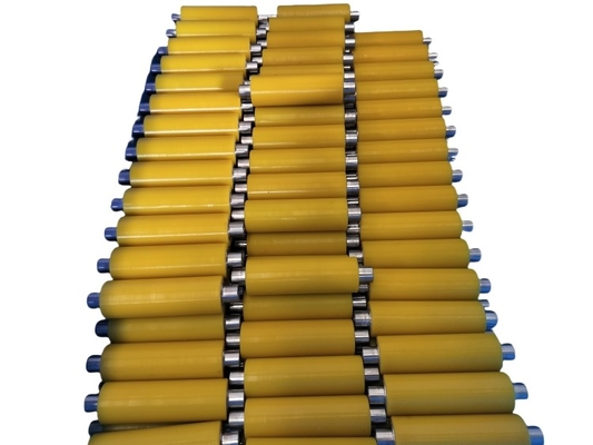 90 A Shore Hardness PU Coated Roller Polyurethane Coated Rollers For Mechanical Transmission