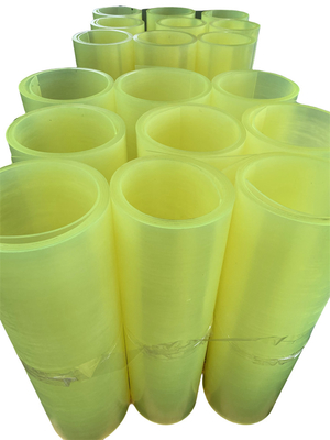 2mm - 50mm Thick Industrial PU Sheets Yellow Color Urethane Sheeting