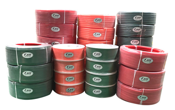 Green Rough Surface PU Round Belt Oil Resistance Anti Slip Polyurethane Belt