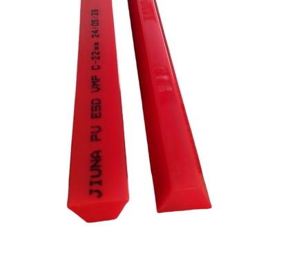 Long Lasting Red PU V Belt 88A Shore Hardness For Mechanical Transmission
