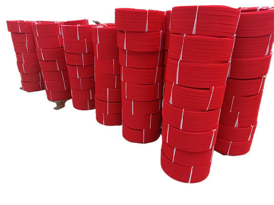 Red Color Polyurethane PU Supergrip Belt For Ceramic Transmission Line