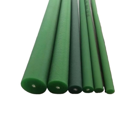 Rough Polyurethane Reinforced Round Belt 88 A Hardness PU Belting Anti Abrasion