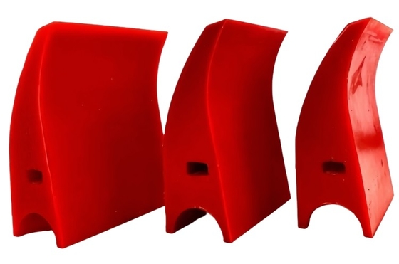 High Strength PU Scraper 60 - 90A Hardness Polyurethane Conveyor Belt Cleaner