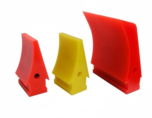 Casting PU Conveyor Belt Cleaner Scraper 60 - 90A Hardness Polyurethane Scraper