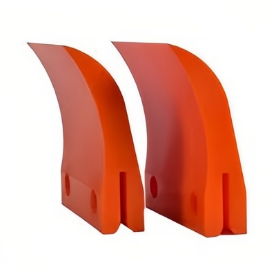 Casting PU Conveyor Belt Cleaner Scraper 60 - 90A Hardness Polyurethane Scraper