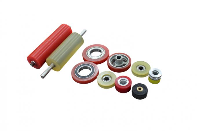 Customized Polyurethane Coating Wheels 90 A Shore Hardness PU Wheel